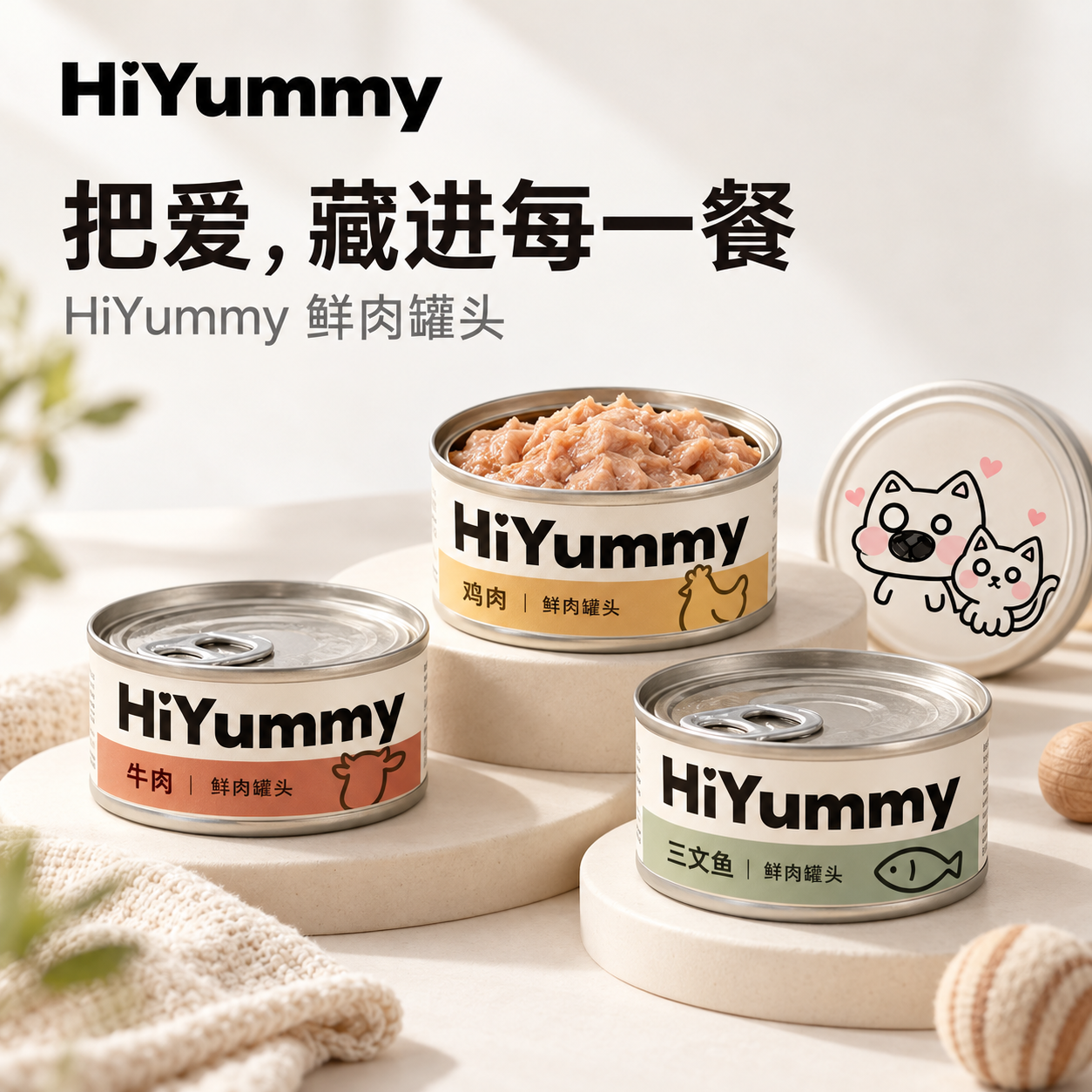 鲜肉罐头